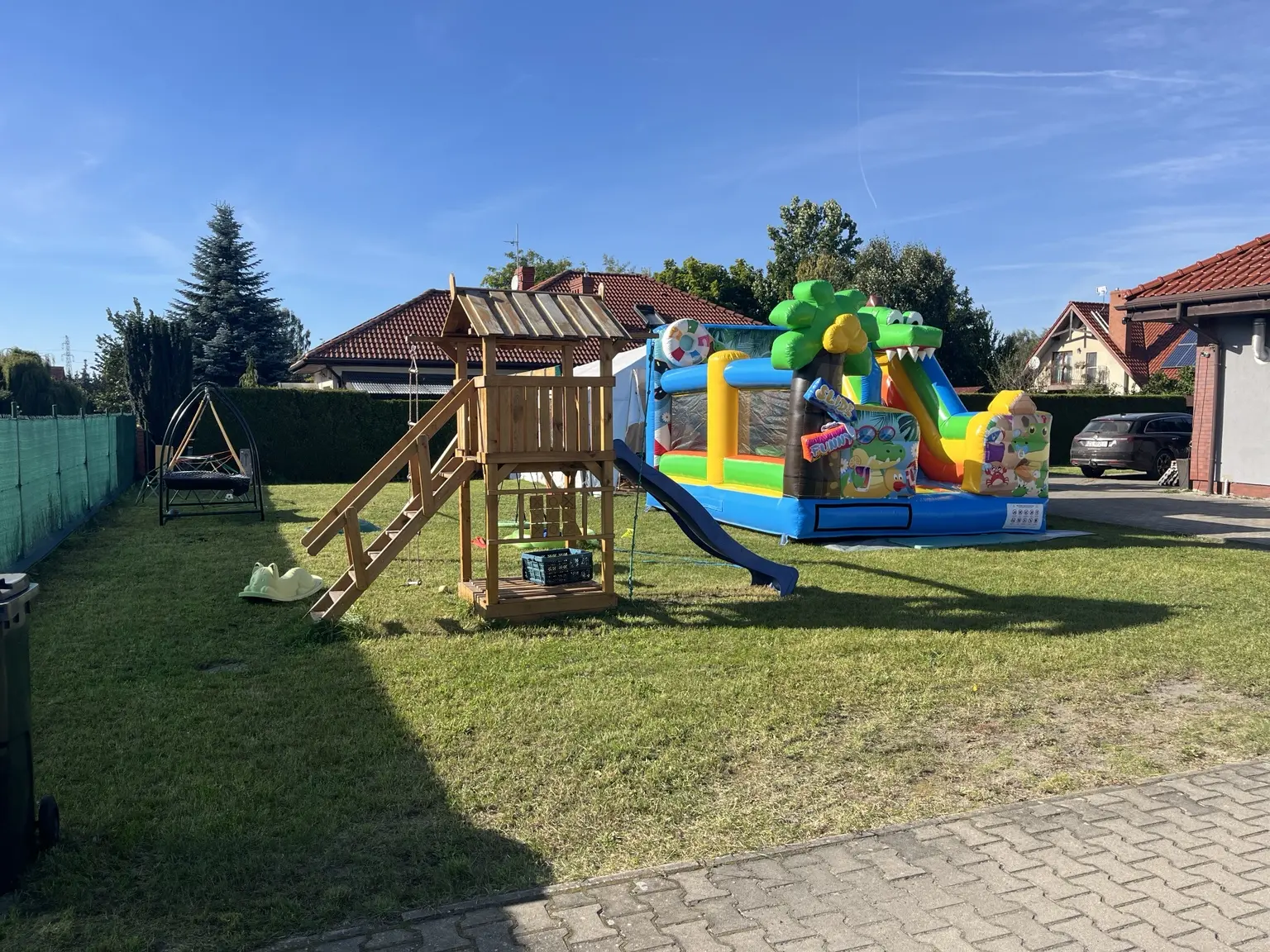 Komunia w namiocie przy Knajpce